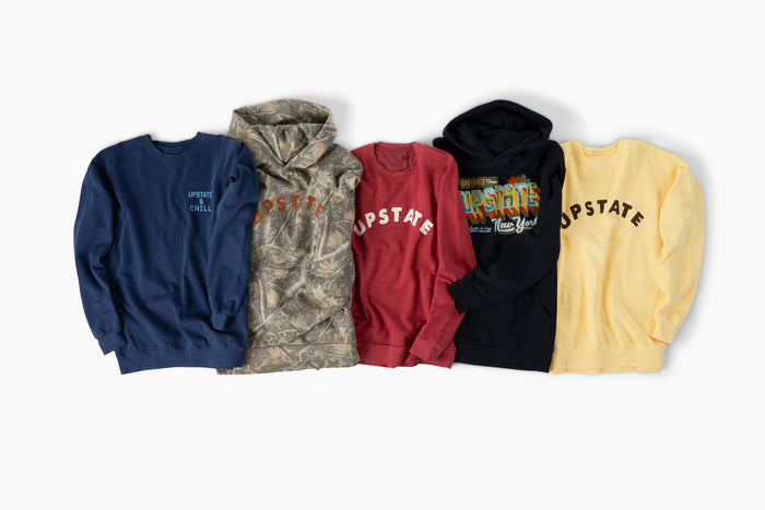 The Heart: Upstate & Chill Crewneck - True Navy / Blue