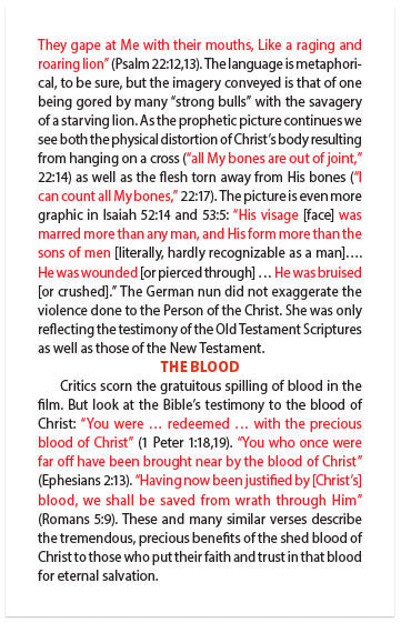 The Passion of the Christ: Is the Film Accurate? (NKJV)