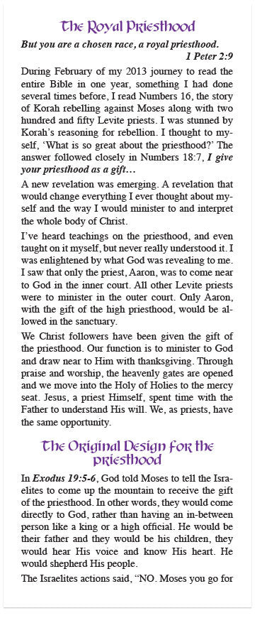 The Royal Priesthood The Order of Melchizedek