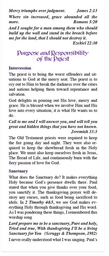The Royal Priesthood The Order of Melchizedek