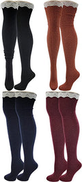 Thigh High Winter Boot Socks