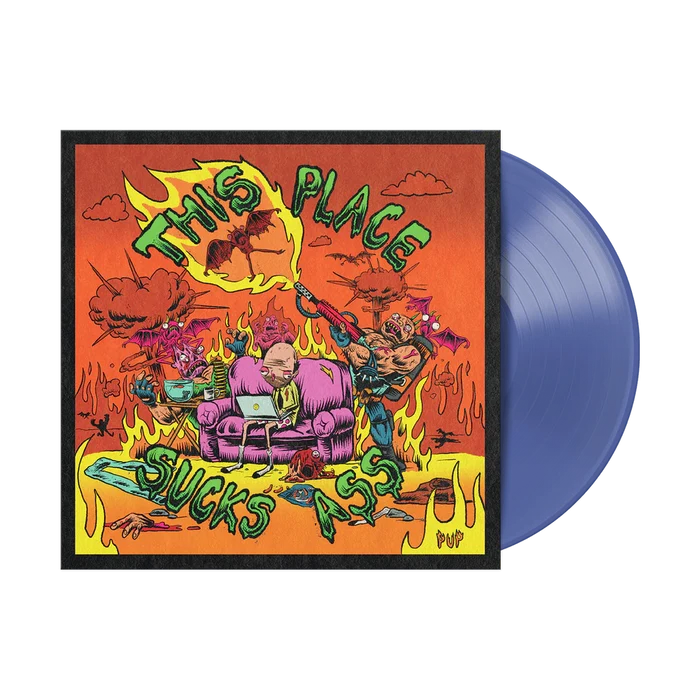 This Place Sucks Ass Cobalt LP - Bingo Merch