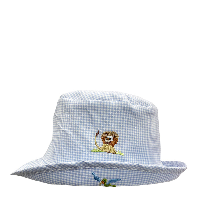 Toddler Sun Hat On Safari Lion 6-12 Months
