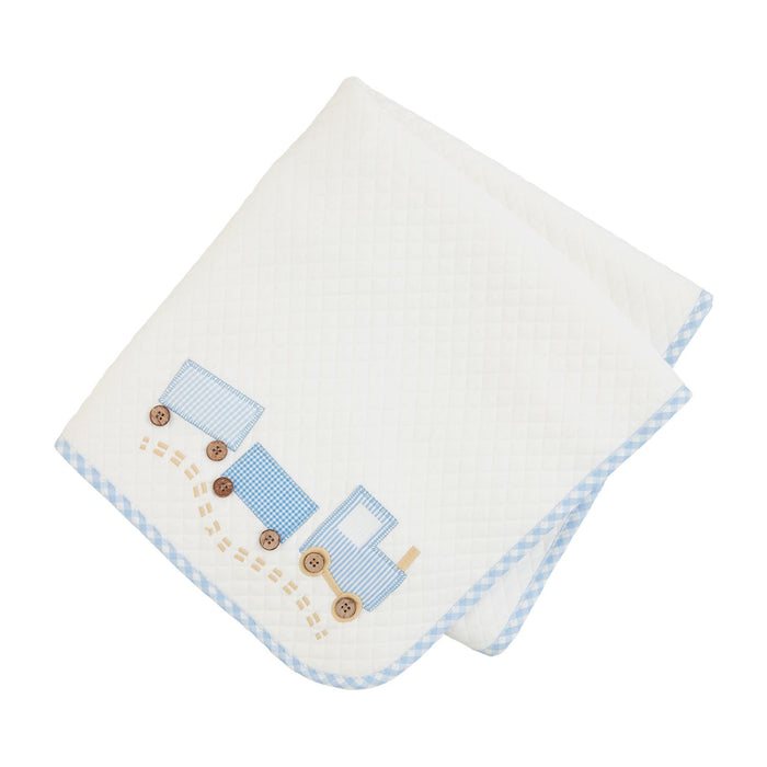 Train Quilted Blanket - Madison's Niche