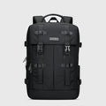 Black WITZMAN B716 nylon travel backpack product view