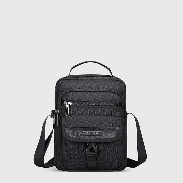 Travel Shoulder Bag Lightweight Small Casual Messenger Bag, three-quarter exterior angle