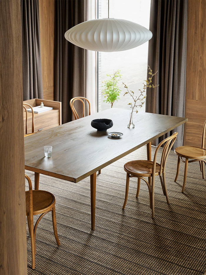 Trellis rug in Natural & Bison