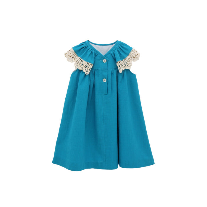 Tristana Turquoise Girl Dress