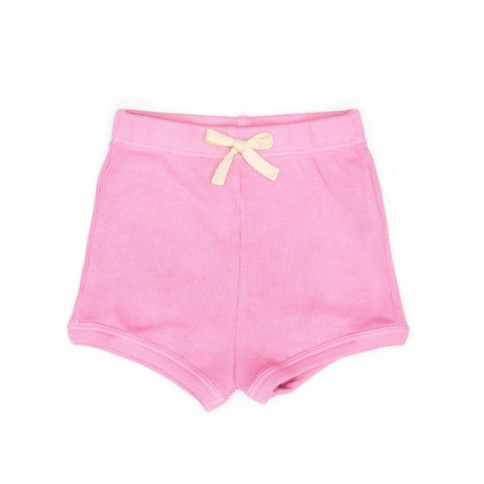Tun Tun (Peru) - Cotton Tank Top & Shorts Set - Pink Strawberries-Sets-3-6M-Posh Baby