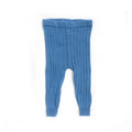 Tun Tun (Peru) - Pima Cotton Knit Leggings - Blue-Bottoms-6-12M-Posh Baby