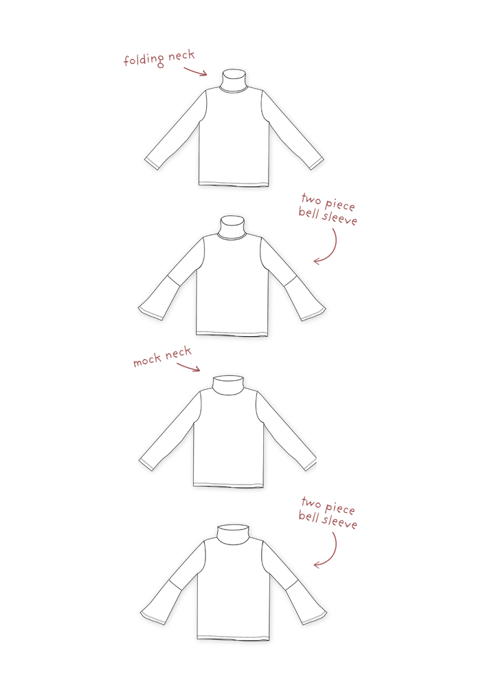 Turtleneck for Big Kids K033