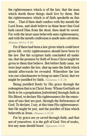 Under the Law or Under Grace? (KJV)