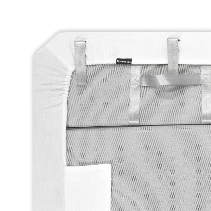 UPPAbaby - Remi Playard Mattress Cover - Organic Cotton-Travel Bed Sheets-Posh Baby