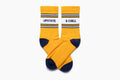 Upstate & Chill® Sock - Gold / Navy / White