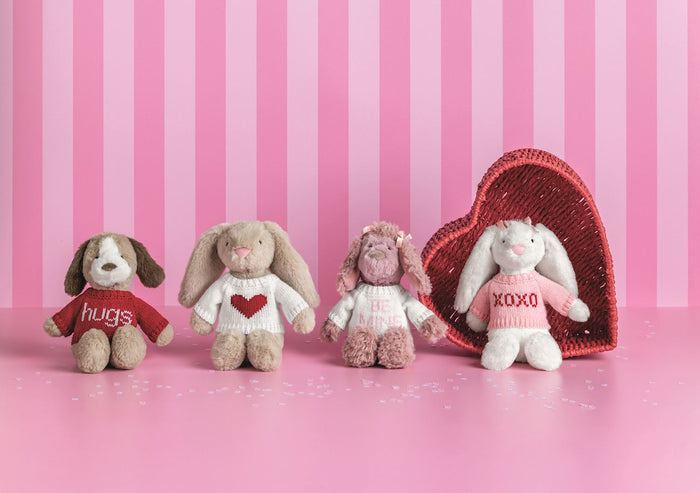 Valentine's Sweater Plush Pal