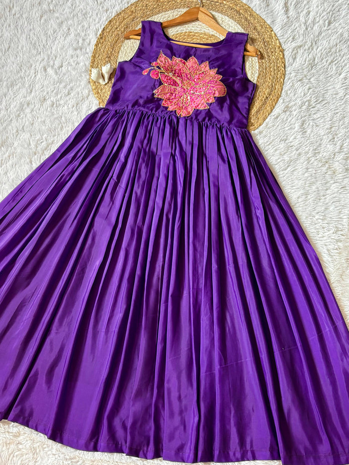 Violet Bloom Gown