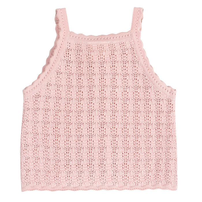Viverano - Organic Knit Tank & Shorts Set - Pink-Sets-3-6M-Posh Baby