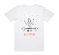 Weightlifter White T-Shirt - Bingo Merch