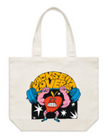 Weightlifting Apple Totebag