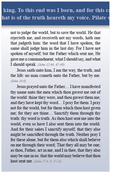 What Is Truth? (KJV)