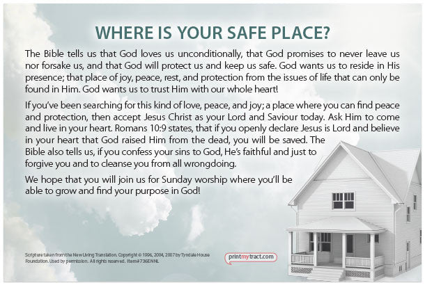 Where Is Your Safe Place? (NLT)