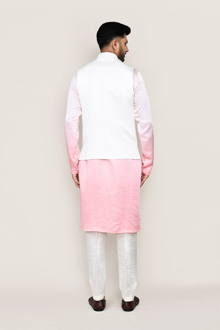 White Cotton Satin Jacket