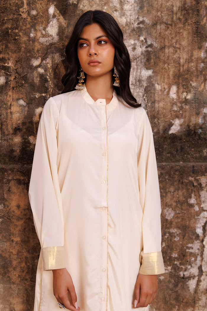White Crepe Co-Ord Set