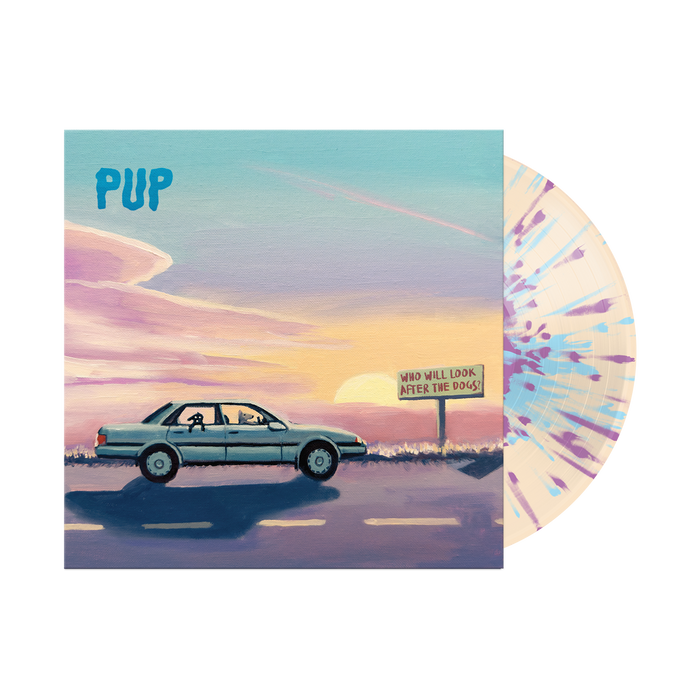 Who Will Look After The Dogs Bone w/ Baby Blue and Purple Splatter LP - Bingo Merch
