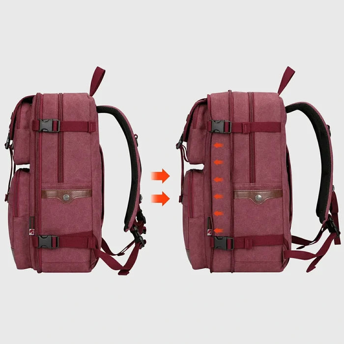 Witzman Canvas 3‑in‑1 Carry on Travel Backpack A6617 3 product view 25