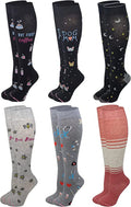 Dr. Motion Women’s knee-high compression socks assorted colors 6 pack
