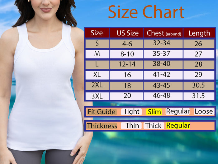 Women's Tank Tops (3 Pack) - Soft Cotton, Ribbed, Square Neck, Versatile Styles