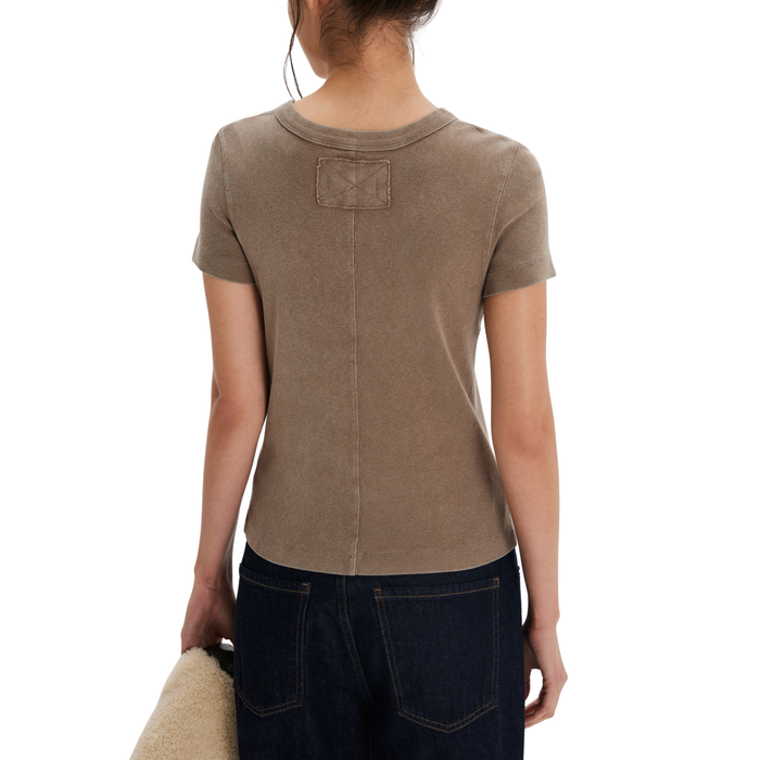 WTF Atlas Crew Tee in Cocoa - Madison's Niche