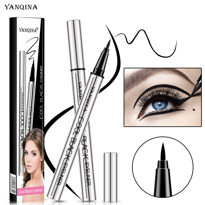YANQINA Ultra-Fine Liquid Eyeliner with fine-tip precision and defined eye makeup look