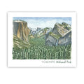 Yosemite National Park 8" x 10" Print