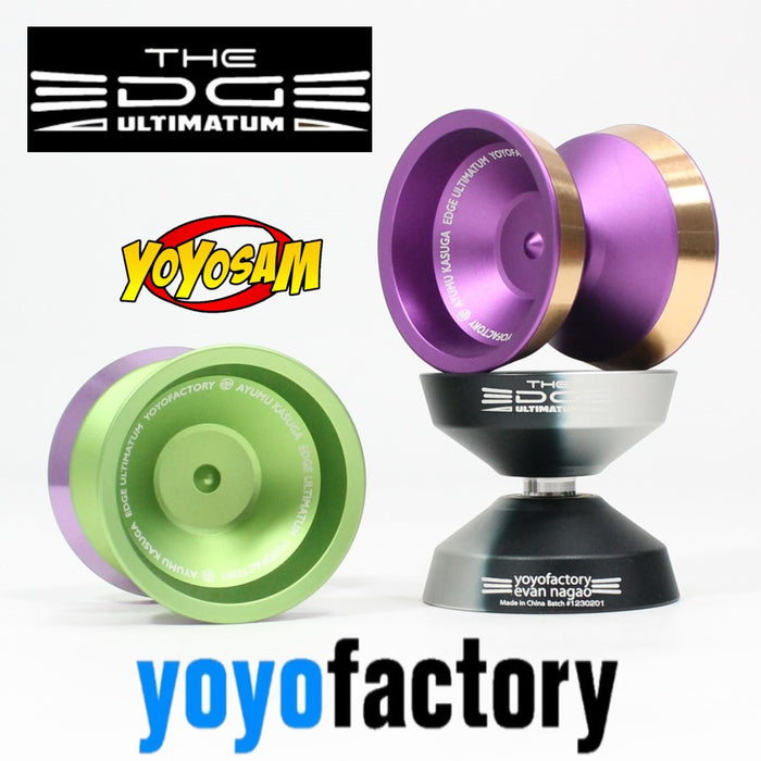 YoYoFactory Edge Ultimatum Yo-Yo - Wider Size -Lighter Weight! - Evan Nagao Signature YoYo — view 2