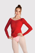 Z0105 - Bloch Kara Long Sleeve V Womens Top