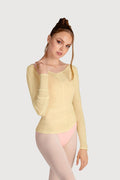 Z0105 - Bloch Kara Long Sleeve V Womens Top