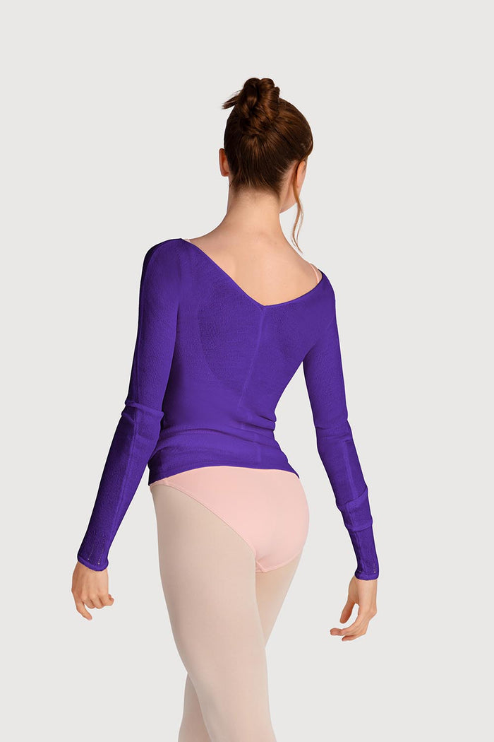 Z0105 - Bloch Kara Long Sleeve V Womens Top