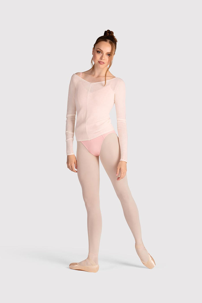 Z0105 - Bloch Kara Long Sleeve V Womens Top