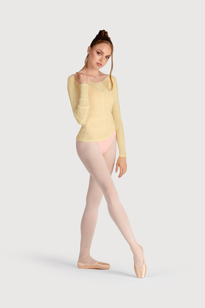 Z0105 - Bloch Kara Long Sleeve V Womens Top