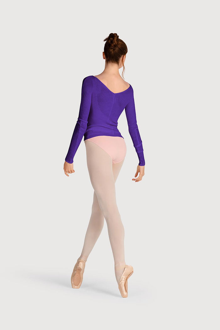 Z0105 - Bloch Kara Long Sleeve V Womens Top
