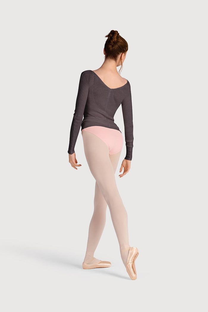 Z0105 - Bloch Kara Long Sleeve V Womens Top