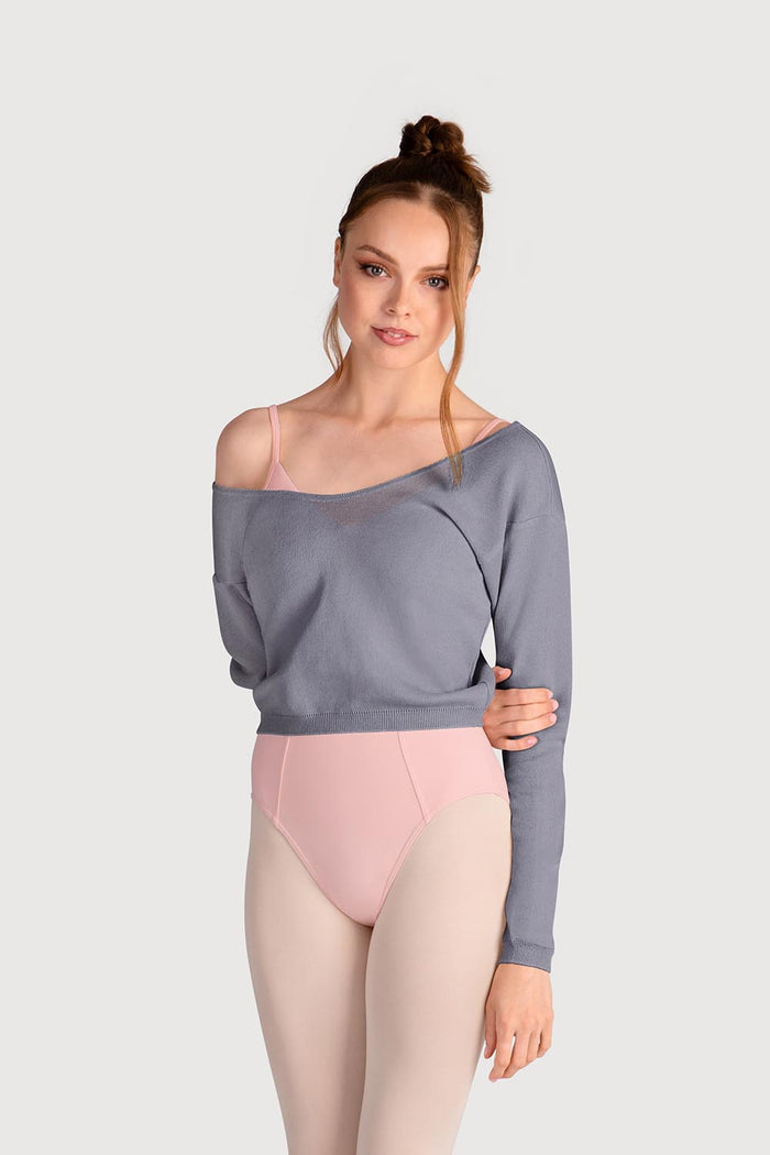 Z0143 - Bloch Overt Cropped Long Sleeve Womens Sweater