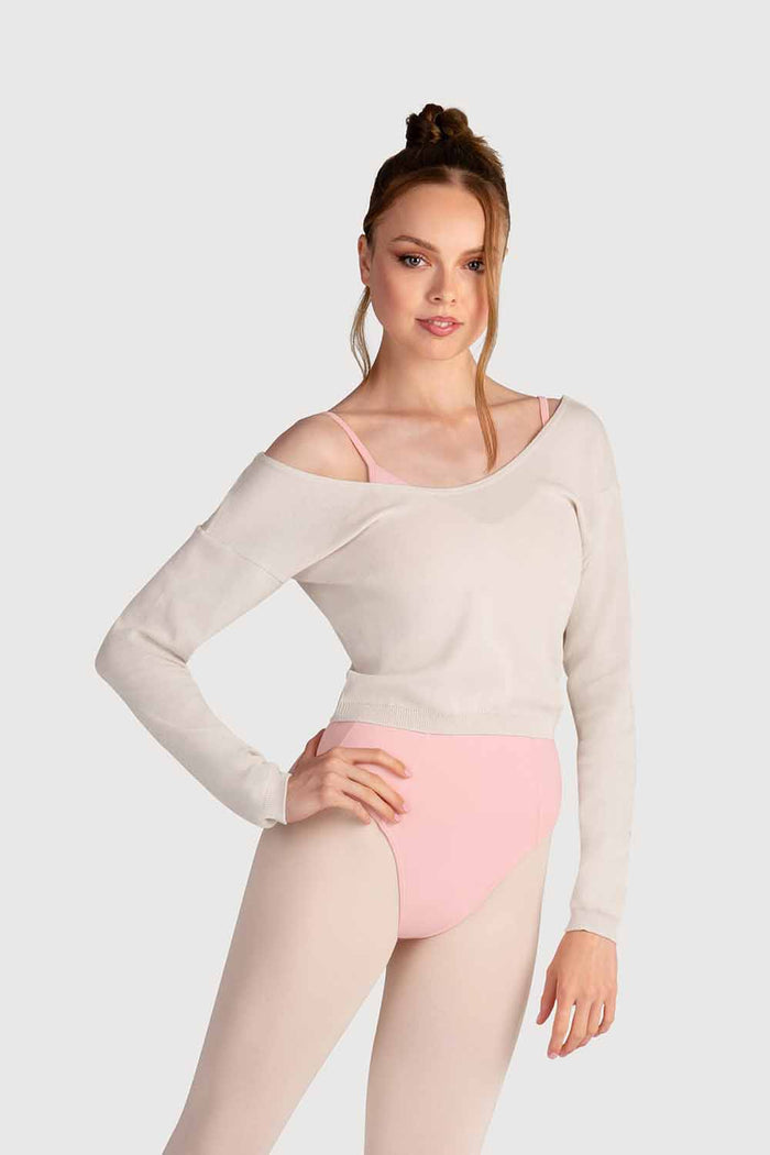 Z0143 - Bloch Overt Cropped Long Sleeve Womens Sweater