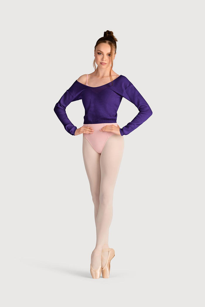 Z0143 - Bloch Overt Cropped Long Sleeve Womens Sweater