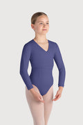 Z0858G - Bloch Overture Crossover Girls Long Sleeve Wrap Top