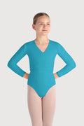 Z0858G - Bloch Overture Crossover Girls Long Sleeve Wrap Top