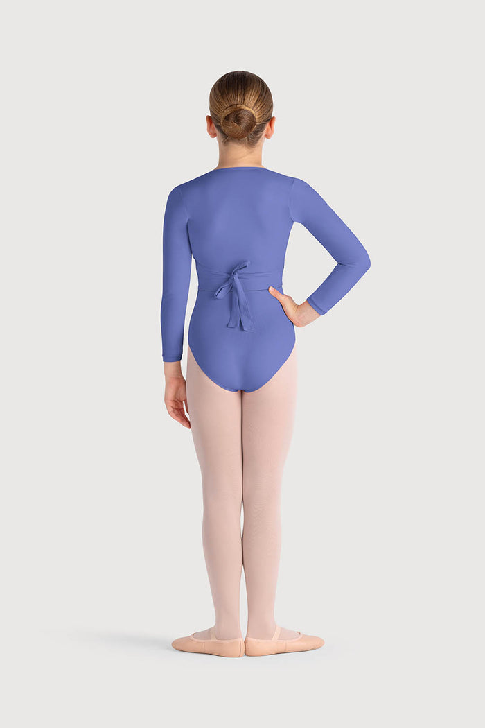 Z0858G - Bloch Overture Crossover Girls Long Sleeve Wrap Top