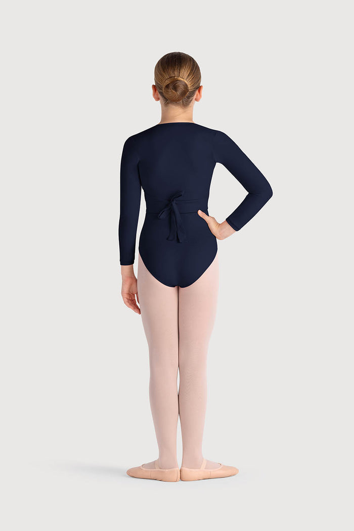 Z0858G - Bloch Overture Crossover Girls Long Sleeve Wrap Top