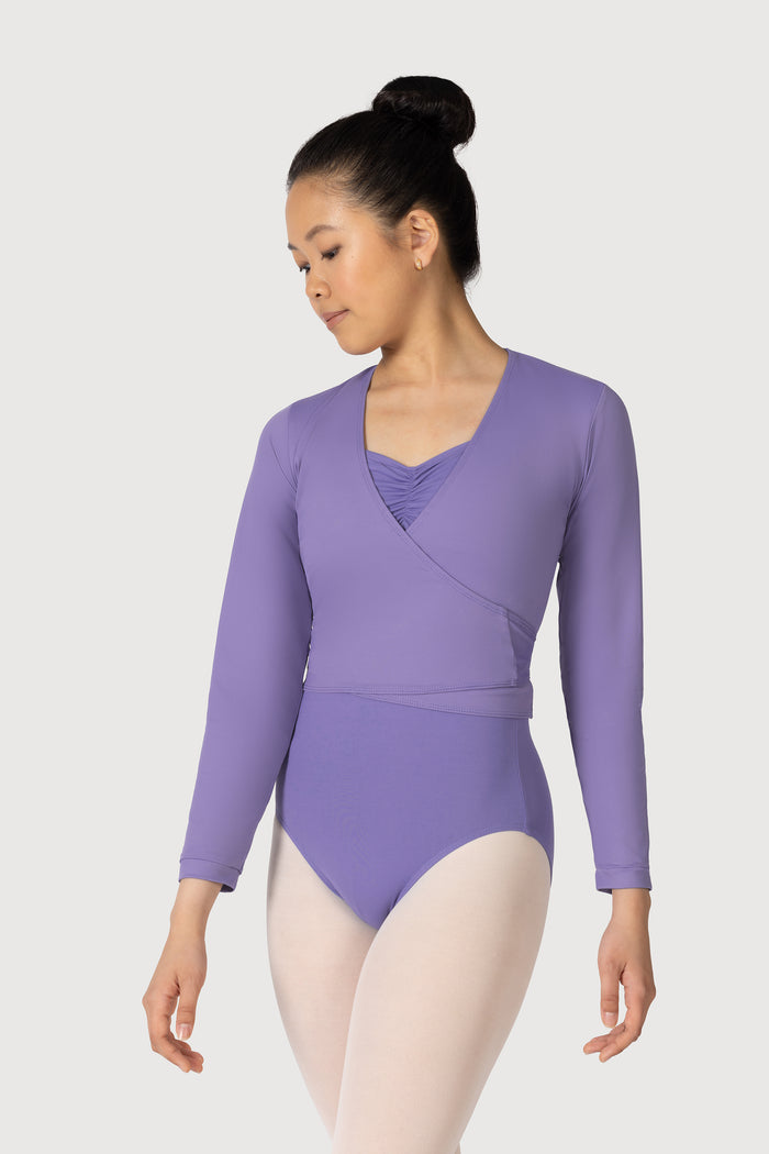 Z0858L - Bloch Overture Crossover Womens Long Sleeve Wrap Top